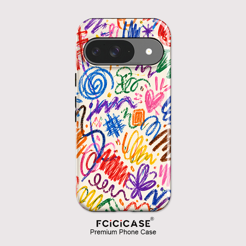 Google Pixel 9 Pro - Fcicicase Art Painting Phone Case For