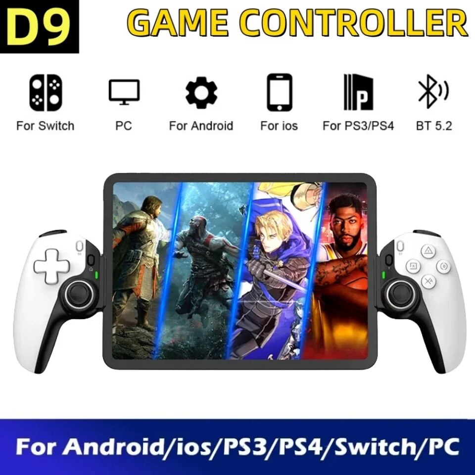 Tablet Gaming Accessories - Mobile Phone Stretching Game Controller D9