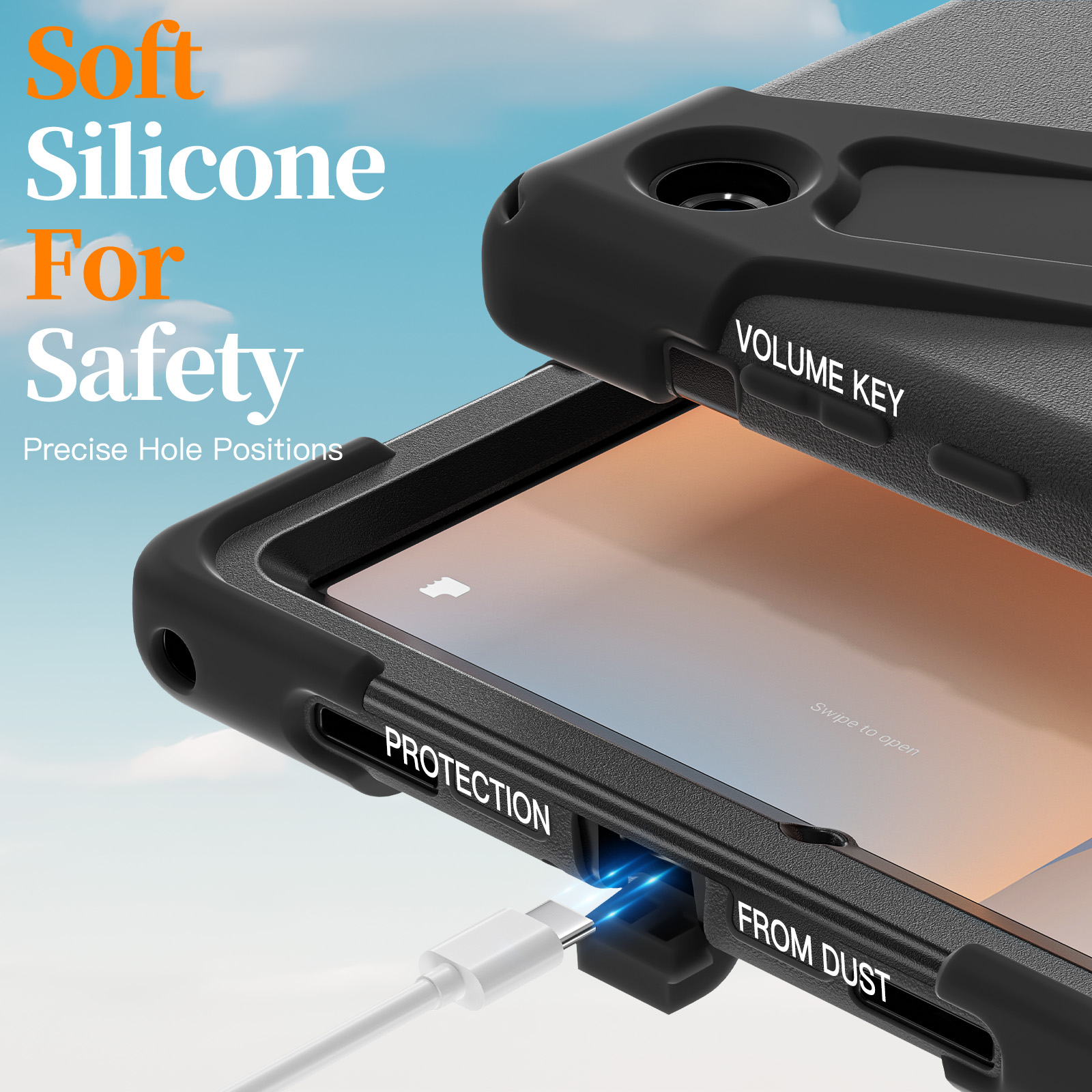 AJIUYU 360° Rotating Rugged Ca - Tablet A9 Accessories 评论和价格