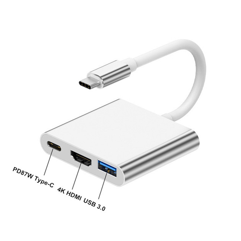 3 in 1 USB Type C Hub to 4K HD - Huawei Tablet Accessories 评论和价格