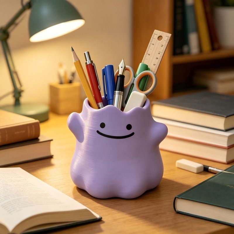 Pokemon Ditto Pen Holder Creat - Case With Pencil Holder 评论和价格