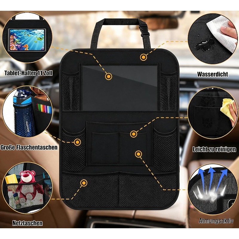Car Backseat Organizer with To - Tablet And Accessories Bag 评论和价格