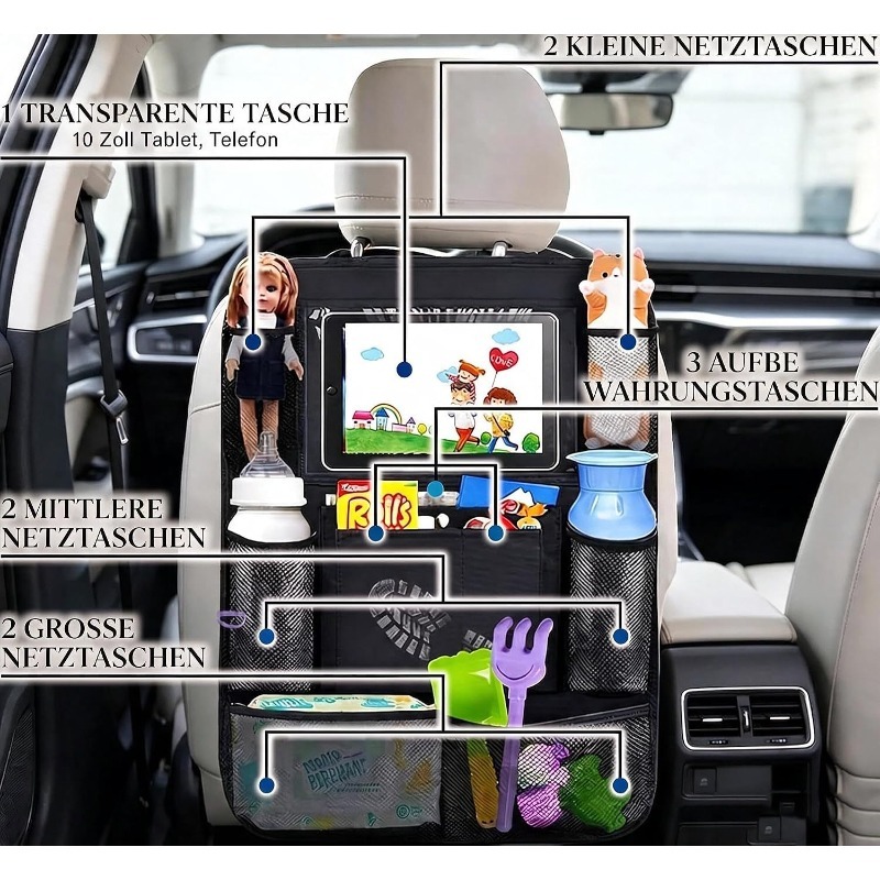 Car Backseat Organizer with To - Tablet And Accessories Bag 评论和价格