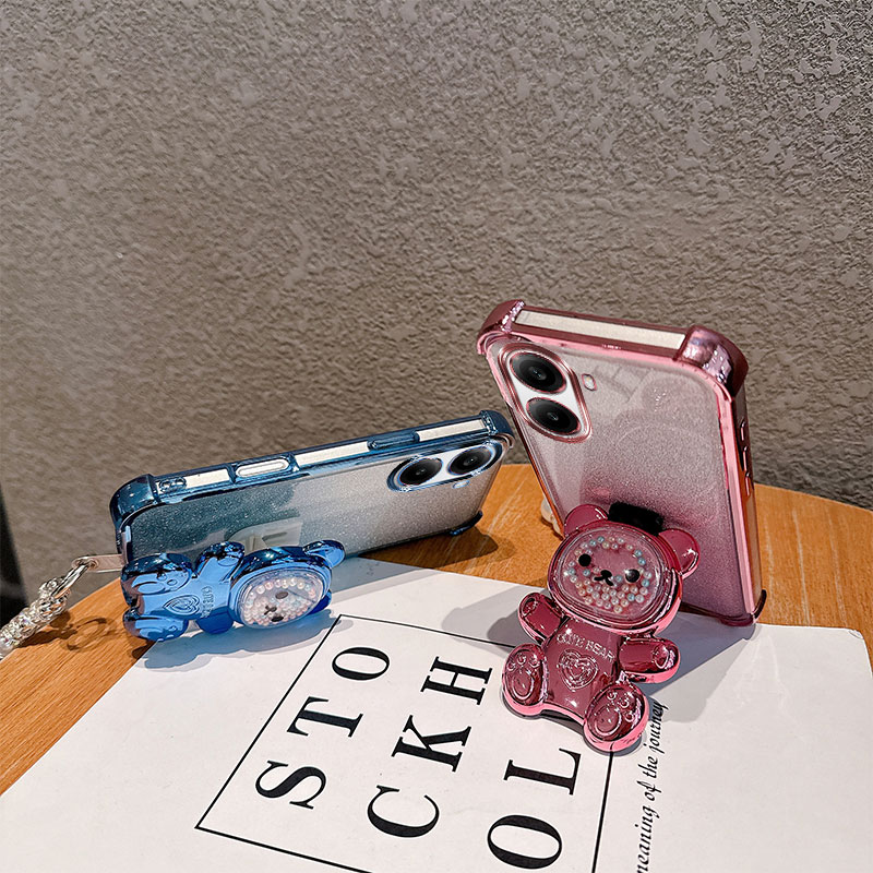Cute Bear Cartoon Holder Pearl - Oppo Tablet Accessories 评论和价格