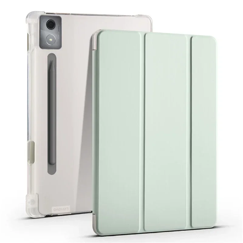 Trifold PU Leather Soft Back S - Lenovo Tablet P12 Accessories 评论和价格
