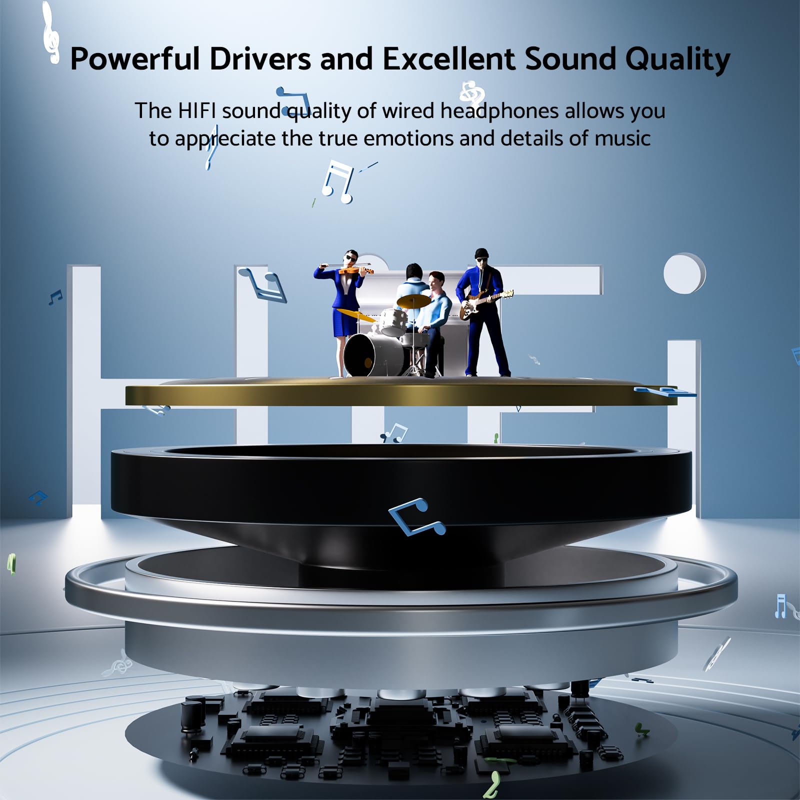 HiFi Surround Headphones Bass  - Huawei Tablet Accessories 评论和价格
