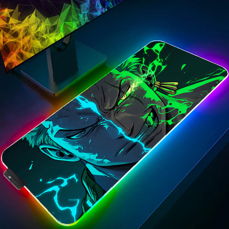 ONE PIECE Zoro Mouse Pad RGB G - Tablet Gaming Accessories 评论和价格