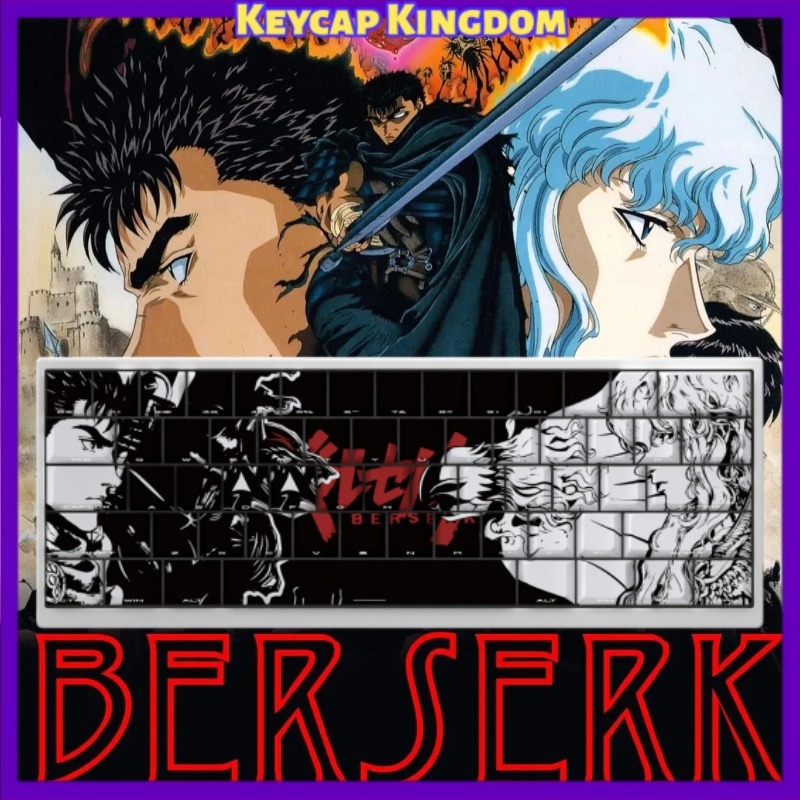 BERSERK Theme Anime Keycap 98  - Tablet Gaming Accessories 评论和价格