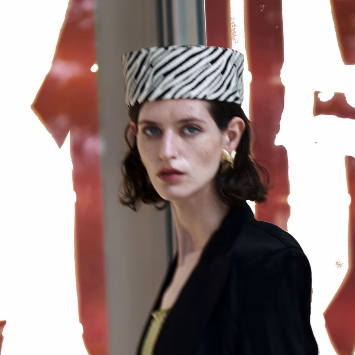 Zebra Print Pillbox Berets Hat - Zebra Tablet Accessories 评论和价格